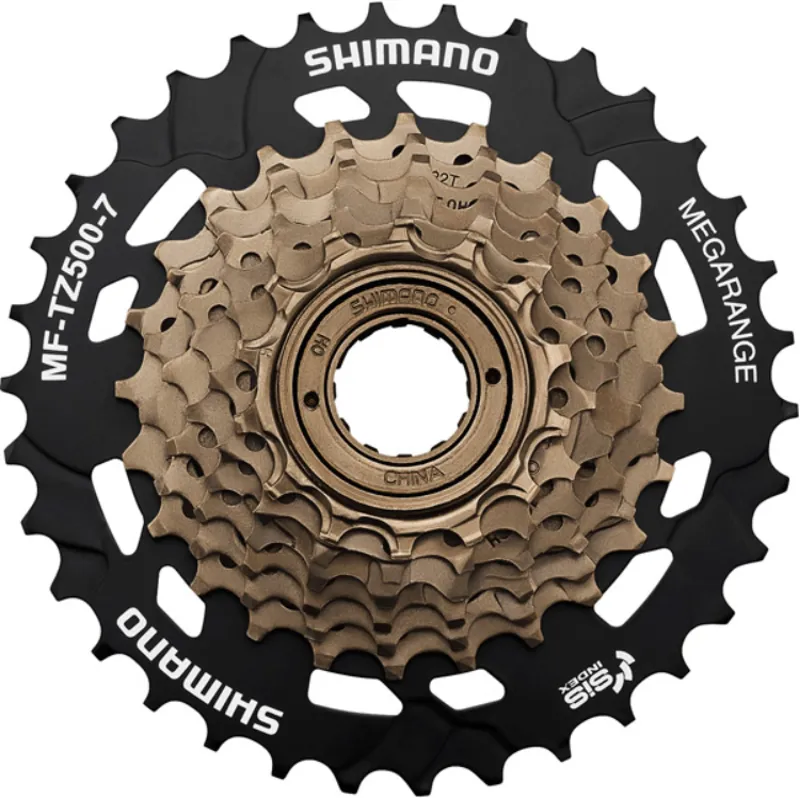 Shimano Tourney / Ty Freewheel TZ500 7 speed 14- 34 Tooth - Black 